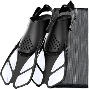 Snorkel Fins Adjustable Buckles Swimming Flippers.