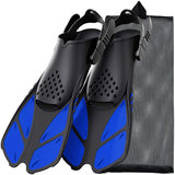 Snorkel Fins Adjustable Buckles Swimming Flippers.