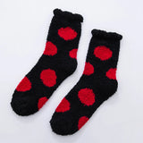 Pairs Cute Cow Spots Print Socks