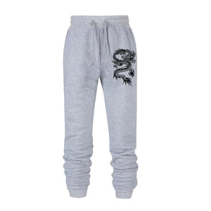 Fashion Casual Dragon Printed Jogger