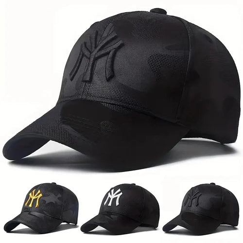 Unisex Letter Embroidery Camouflage Baseball Caps