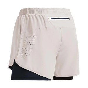 Men Running Shorts Gym Sports Shorts 2 In 1.