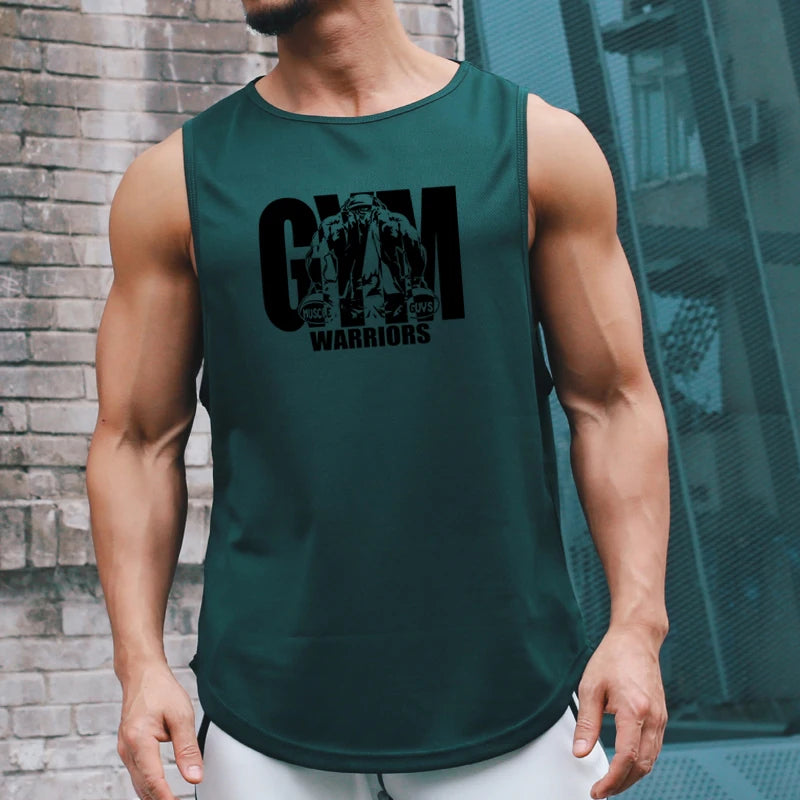 Bodybuilding Sleeveless Shirt Workout Muscle Vests