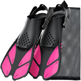 Snorkel Fins Adjustable Buckles Swimming Flippers.