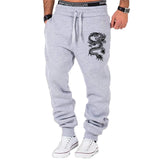 Fashion Casual Dragon Printed Jogger