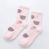 Pairs Cute Cow Spots Print Socks