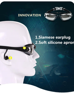 Waterproof Swim Eyewear with Earplugs