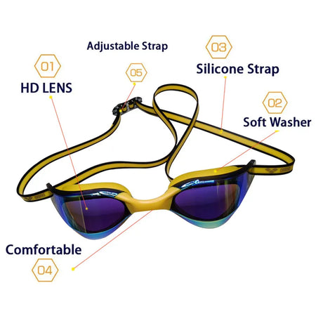 Anti-Fog HD Swimming Goggles Leak Proof  Protection Glasses